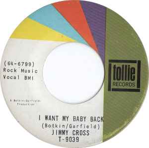 Jimmy Cross - I Want My Baby Back album cover