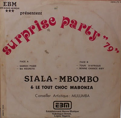 télécharger l'album Siala Mbombo & Le Tout Choc Mabonza - Surprise Party 79
