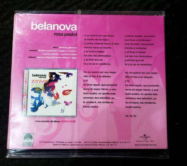 Belanova – Rosa Pastel (2006, CD) - Discogs