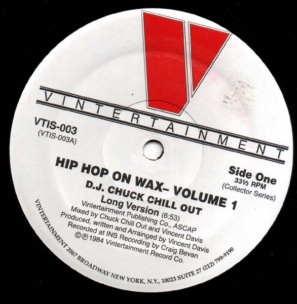 D.J. Chuck Chill Out - Hip Hop On Wax 1アングラ