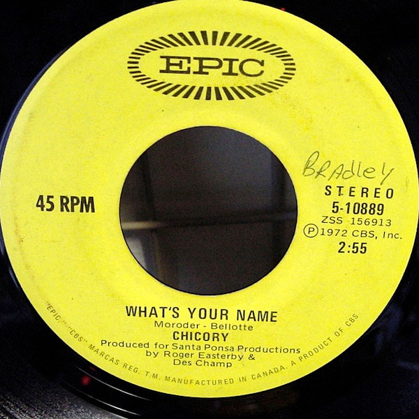 Album herunterladen Chicory - Whats Your Name Memory