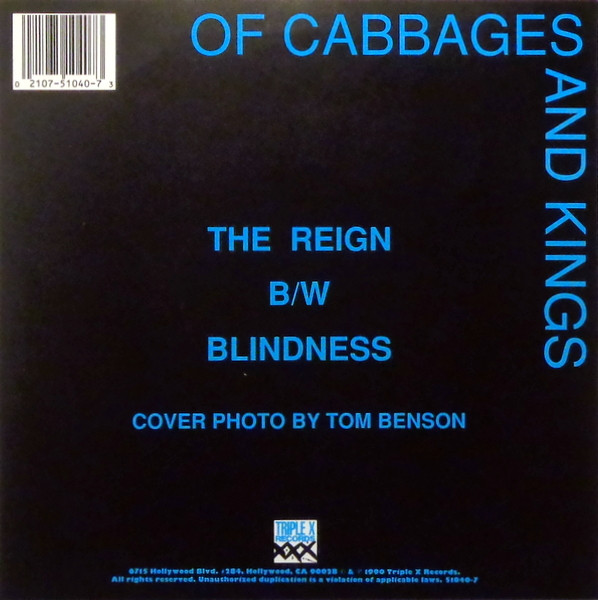Album herunterladen Of Cabbages And Kings - The Reign Blindness
