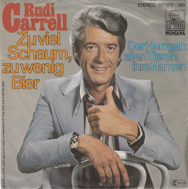 télécharger l'album Rudi Carrell - Zu Viel Schaum Zu Wenig Bier