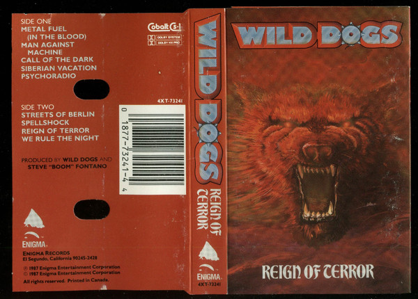 Wild Dogs – Reign Of Terror (1987, CD) - Discogs
