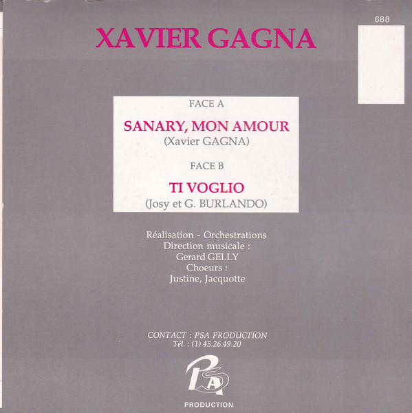 Album herunterladen Xavier Gagna - Sanary Mon Amour