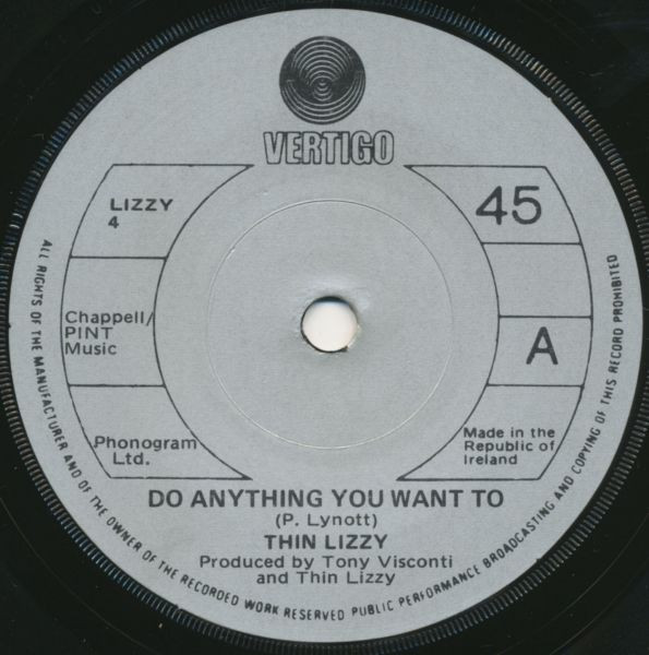 Thin Lizzy – Do Anything You Want To (1979, Vinyl) - Discogs