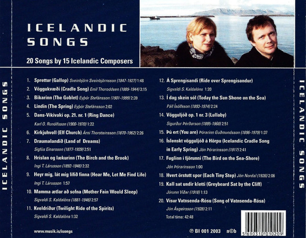 télécharger l'album Brjánn Ingason, Anna Guðný Guðmundsdóttir - Icelandic Songs
