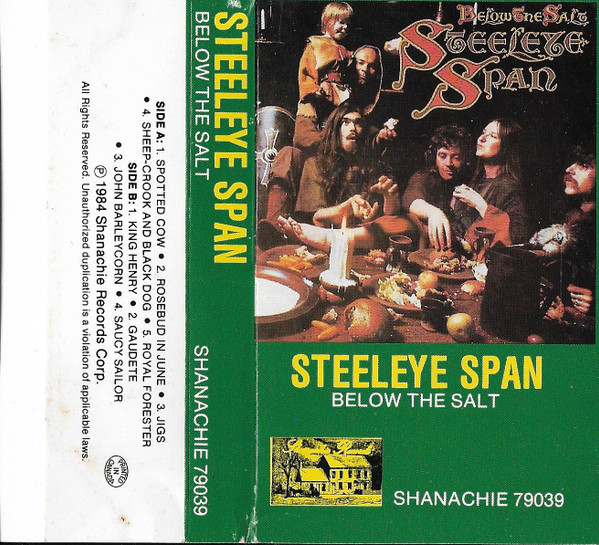 Steeleye Span Below The Salt 1986 Cassette Discogs