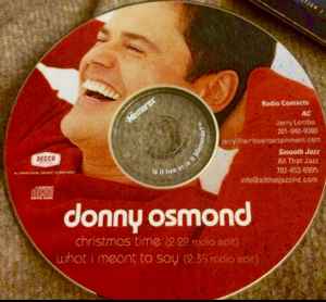 Donny Osmond - Christmas Time album cover