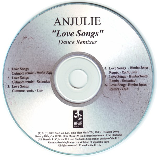 baixar álbum Anjulie - Love Songs Dance Remixes