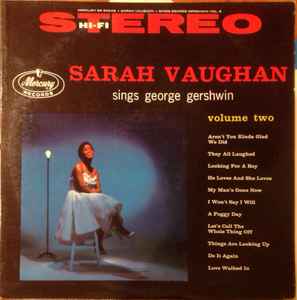 Sarah Vaughan – Sarah Vaughan Sings George Gershwin Volume Two