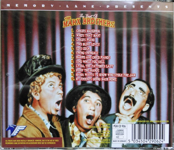 last ned album The Marx Brothers - The Best Of The Marx Brothers