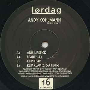 Andy Kohlmann - Anis Lipstick EP