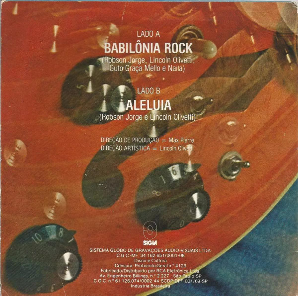last ned album Robson Jorge E Lincoln Olivetti - Babilônia Rock