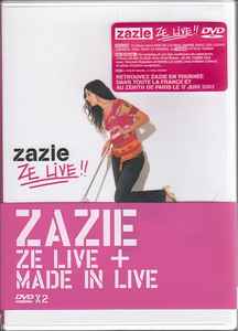 Zazie - Ze Live + Made In Live album cover