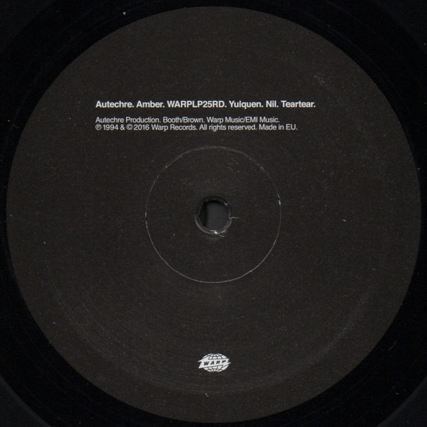 Autechre - Amber | Warp Records (WARPLP25R) - 7