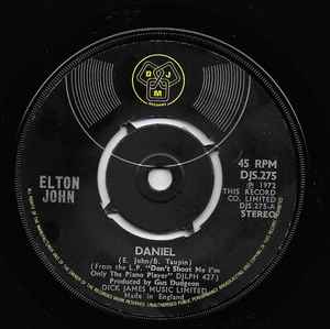Elton John - Daniel album cover