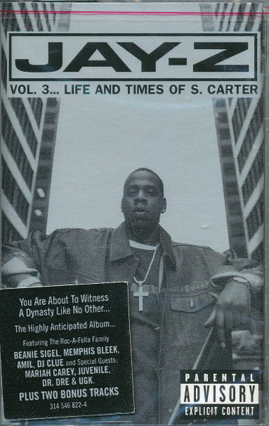 Jay-Z – Vol.3 Life And Times Of S. Carter (1999, Cassette 