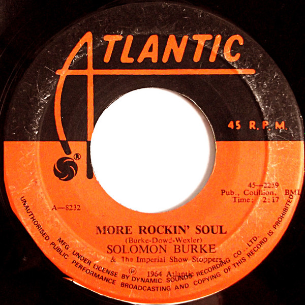 lataa albumi Solomon Burke Sr & The Imperial Show Stoppers - More Rockin Soul The Price