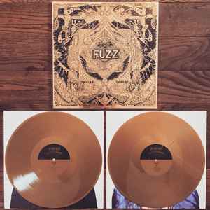 Fuzz – Fuzz (2013, Clear With Black Swirls, Foil-Embossed Black