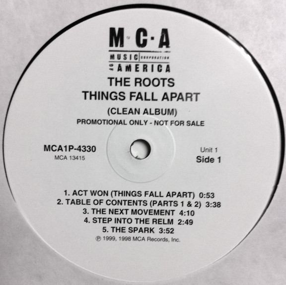 The Roots – Things Fall Apart (2019, Vinyl) - Discogs