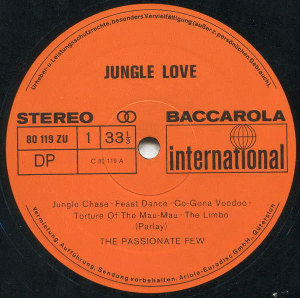 descargar álbum The Passionate Few - Jungle Love