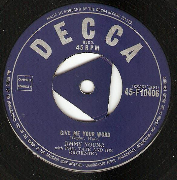 Album herunterladen Jimmy Young - Give Me Your Word