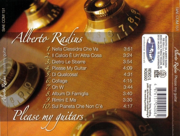 Album herunterladen Alberto Radius - Please My Guitar