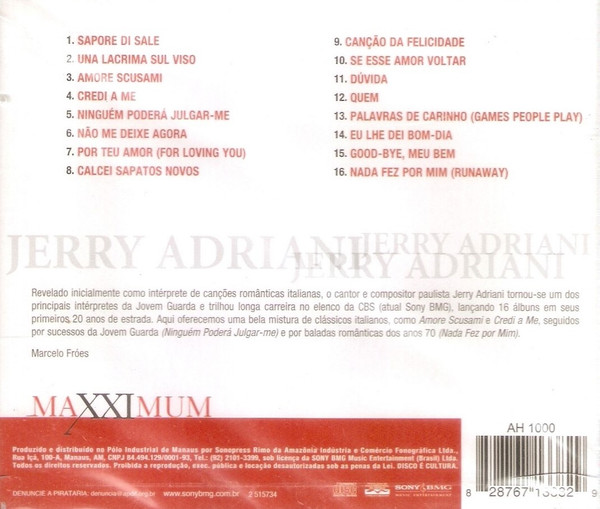 Album herunterladen Jerry Adriani - Maxximum