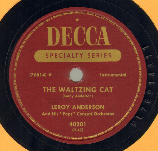 ladda ner album Leroy Anderson And His Pops Concert Orchestra - The Syncopated Clock The Waltzing Cat