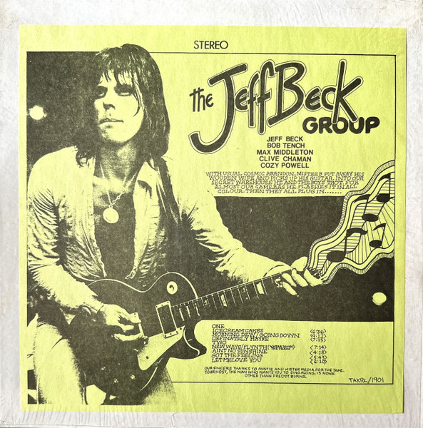 Jeff Beck Group – European Tour (1974, Vinyl) - Discogs