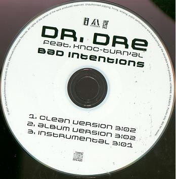 Bad intentions (2001, feat. knoc-turn'al) / the watcher ( album