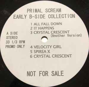 Primal Scream Early B Side Collection Vinyl Discogs