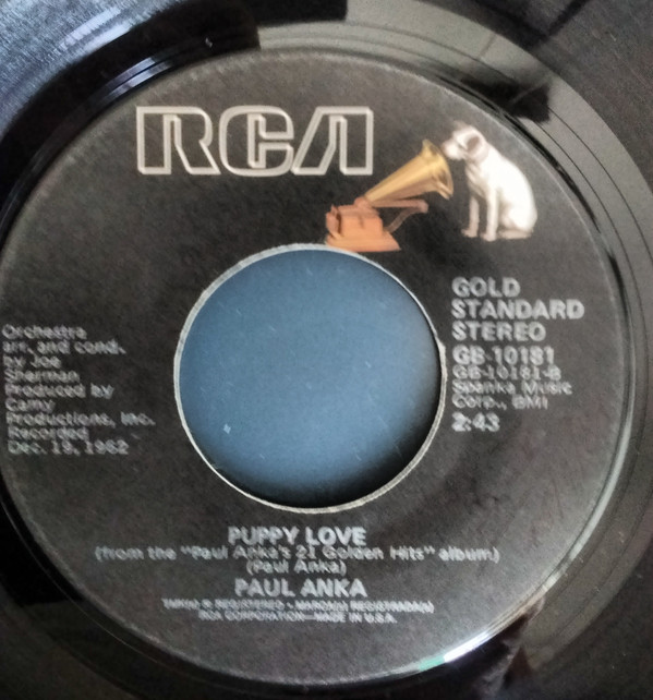 descargar álbum Paul Anka - Lonely Boy Puppy Love