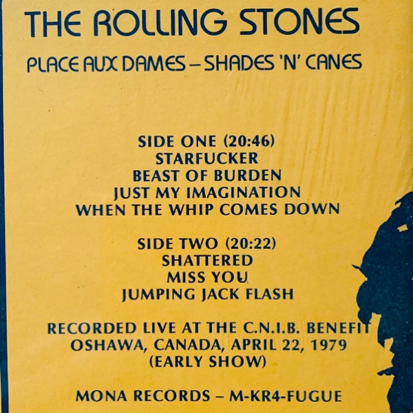 télécharger l'album The Rolling Stones - Place Aux Dames Shades n Canes