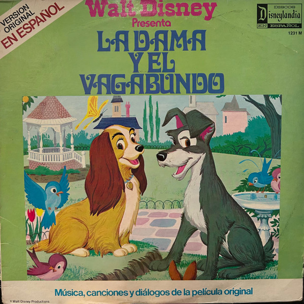 A Dama E O Vagabundo de Walt Disney (1955, Vinyl) - Discogs