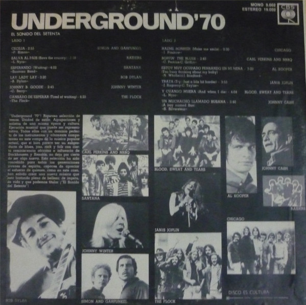 baixar álbum Various - Underground El sonido del setenta