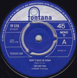 Ten Feet Five - Baby's Back In Town  album cover