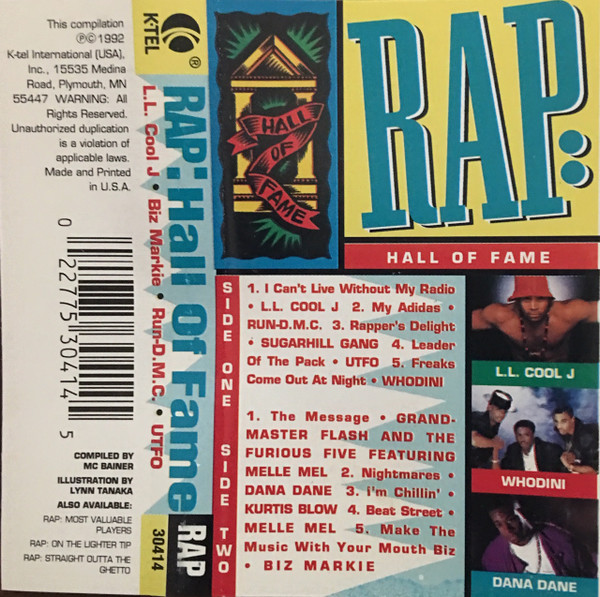 Rap: Hall Of Fame (1992, Cassette) - Discogs