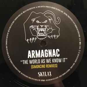 Armagnac - The World As We Know It (Simoncino Remixes) album cover