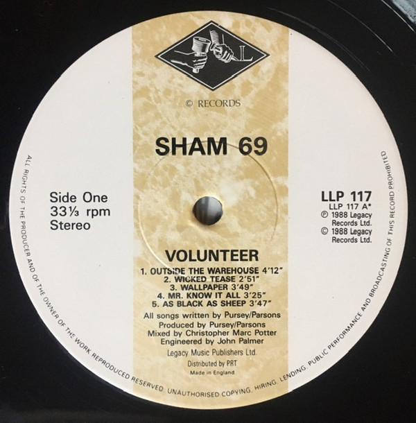 Album herunterladen Sham 69 - Volunteer