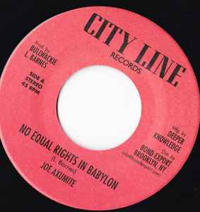 No Equal Rights In Babylon - Joe Axumite
