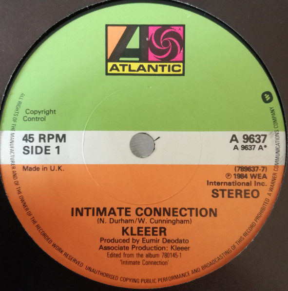 Kleeer – Intimate Connection / Tonight (1984, SP, Vinyl) - Discogs