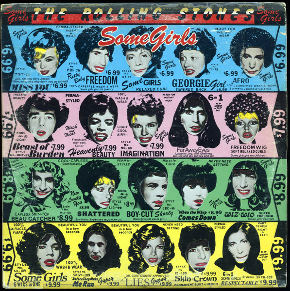 Some Girls The Rolling Stones 1978 - 12" Vinyl Record Clock 