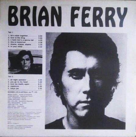 télécharger l'album Bryan Ferry - Songs From The Soul Of My Suit