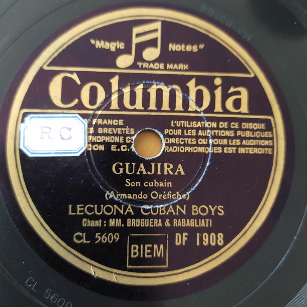 Lecuona Cuban Boys – Guajira / Conga De La Havane (1935