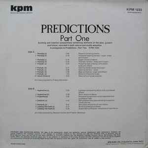 Predictions - Part One - Francis Monkman - Malcolm Ironton