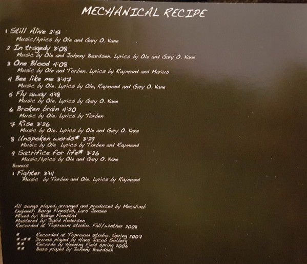 Album herunterladen Mecalimb - Mechanical Recipe