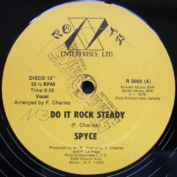 Spyce – Do It Rock Steady (1979, Vinyl) - Discogs