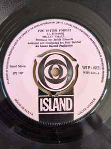 Millie Small – You Better Forget (1967, Vinyl) - Discogs